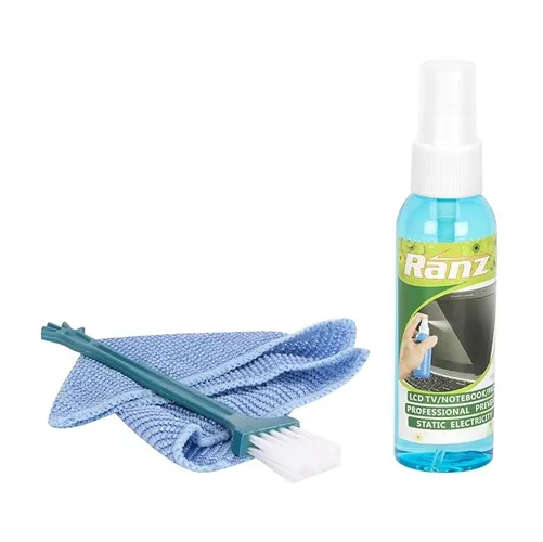 RANZ 3 in 1 Screen Cleaning Kit for Laptops, Mobiles, LCD, LED, Computers and TV