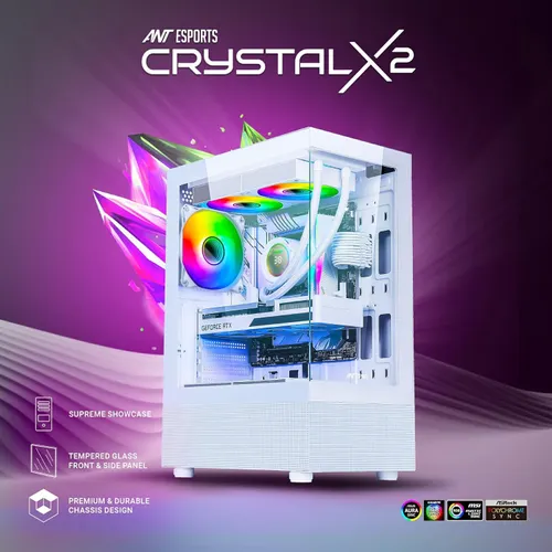 ANT ESPORTS CRYSTAL X2 WHITE