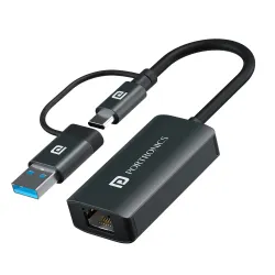 PORTRONICS MPORT X1 USB-A & USB-GIGA LAN - POR 2041