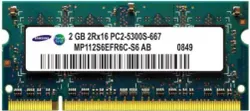 SAMSUNG DDR2 2GB LAPTOP RAM