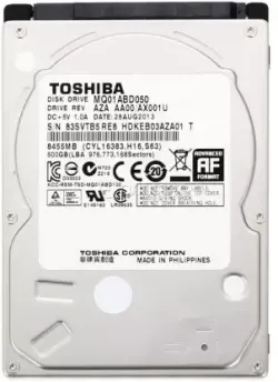 TOSHIBA 500GB Laptop Hdd