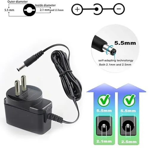DVM 12V 2A ROUTER ADAPTER 2 IN 1