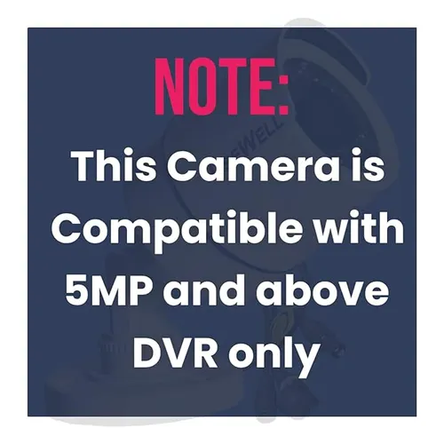 HIKVISION 5Mp/1080p [Built-in Audio Mic | Color Night Vision] Outdoor Wired Color CCTV Camera