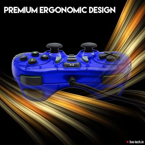 LIVE TECH RAGE WIRED USB GAMEPAD GOLD