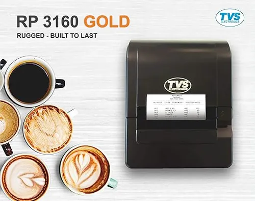 TVS ELECTRONICS |RP3160 Gold Thermal Receipt Printer |4 MB Flash Memory