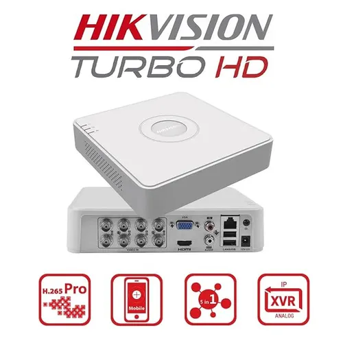 HIKVISION 8 Channel DVR 1080P Lite H.265Pro+ 2MP DVR DS-7108HGHI-K1