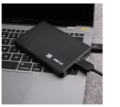 HAMMOK Slim USB 3.0 to 2.5 Inch SATA External Aluminum Hard Drive Enclosure, 2.5 INCH External HDD SATA CASING Aluminum HE-25G3 (Plastic)