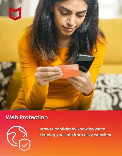 McAfee Antivirus 2024 | 1 Device, 1 Year | Antivirus Internet Security Software| Email Delivery