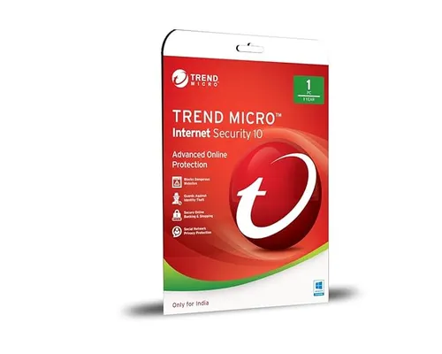 Trend Micro Internet Security V10 - 1 PC, 1 Year (CD) (slim Pack)
