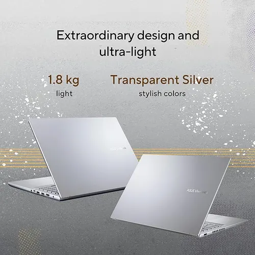  ASUS Vivobook 16X  M1603QA-MB512WS ASUS Vivobook 16X (2022), AMD Ryzen 5 5600H, 16" (40.64 cms) FHD+, Thin and Laptop (16GB/512GB SSD/Windows 11/Office 2021/Alexa Built-in/Backlit KB/FP Sensor/Silver/1.88 kg),