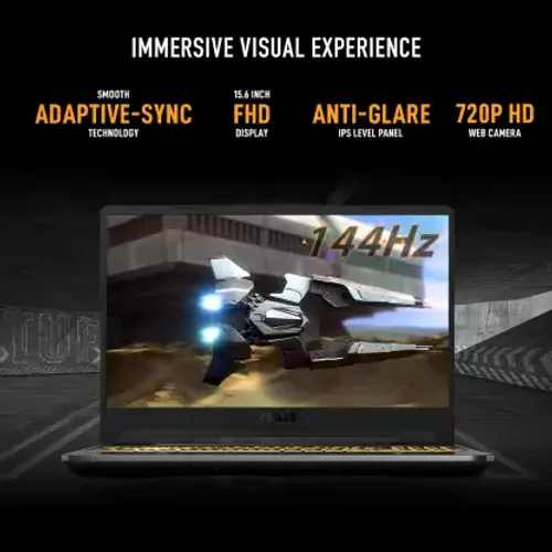 ASUS TUF Gaming A15 AMD Ryzen 7 Octa Core 7435HS - (16 GB/512 GB SSD/Windows 11 Home/4 GB Graphics/NVIDIA GeForce RTX 2050) FA566NFR-HN045WS Gaming Laptop  (15.6 Inch, Graphite Black, 2.30 Kg, With MS Office)