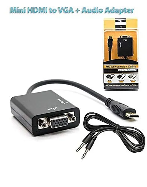 Mini Hdmi to Vga Converter