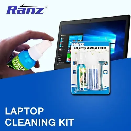 RANZ 3 in 1 Screen Cleaning Kit for Laptops, Mobiles, LCD, LED, Computers and TV