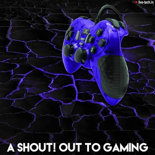 LIVE TECH RAGE WIRED USB GAMEPAD GOLD