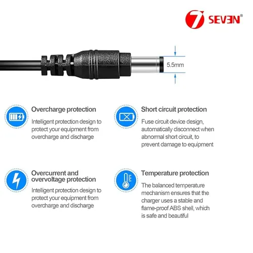 FIBER 12 VOLT 2AMS ADAPTER