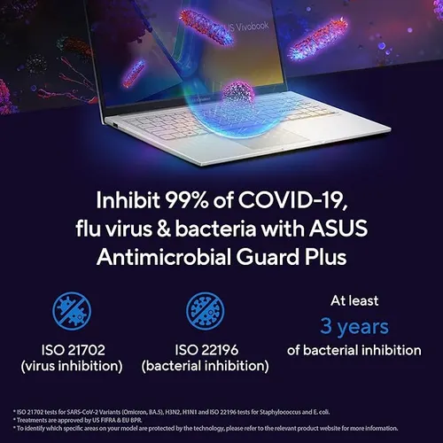 ASUS Vivobook 15, Intel Core i5-1235U 12th Gen, 15.6" (39.62 cm) FHD, Thin and Light Laptop (16GB RAM/512GB SSD/Win11//Backlit Keyboard/Silver/1.7 kg), X1504ZA-NJ542WS