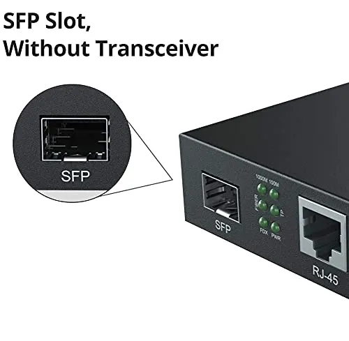 FYBER 10/100/1000 Sfp Media Converter | Spf Media Converter 10/100/1000 Over Ethernet Cat6