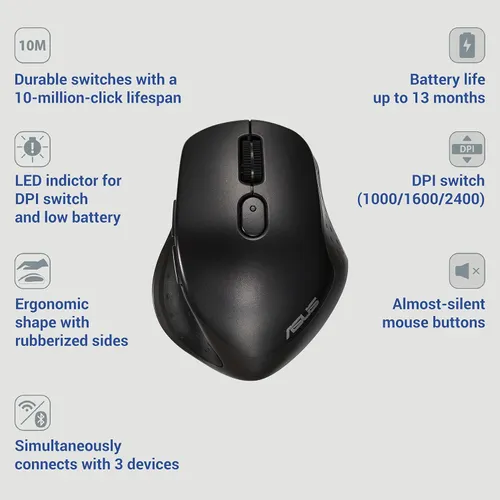 ASUS WIRELESS BLUETOOTH MOUSE MW203