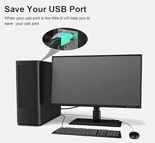 PS2(F) TO USB (M) CONVERTER