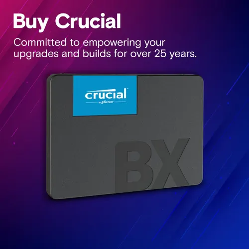 CRUCIAL 480GB SSD BX500 