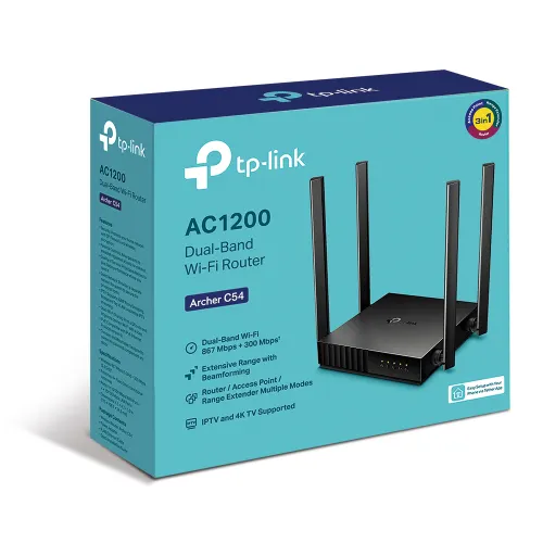 TP LINK ROUTER AC1200 ARCHER C54
