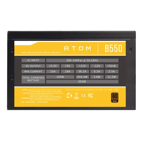 ANTEC B550 ATOM BRONZE SMPS