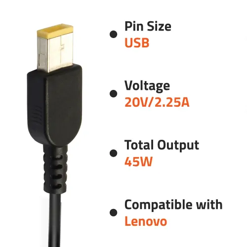 LENOVO ORG 45W USB PIN ADAPTER