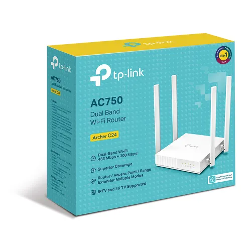 TP PLINK ROUTER AC750 ARCHER C24