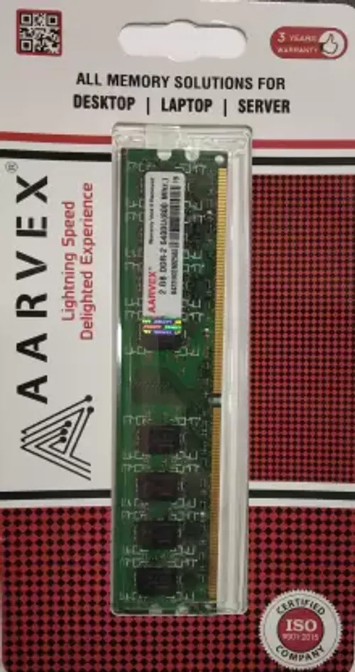 AARVEX DDR2 2GB Desktop Ram-800mhz
