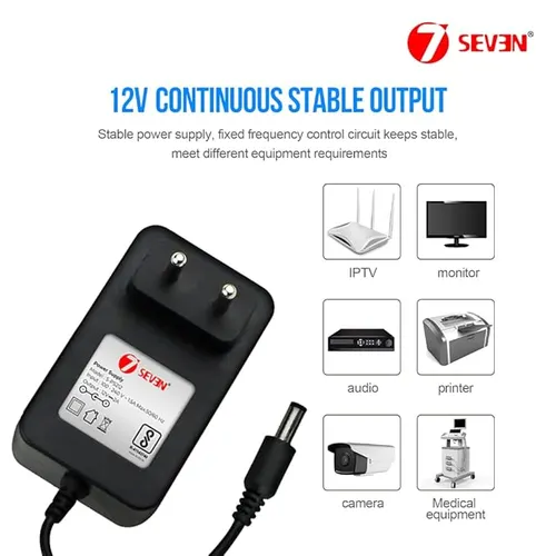 FIBER 12 VOLT 2AMS ADAPTER