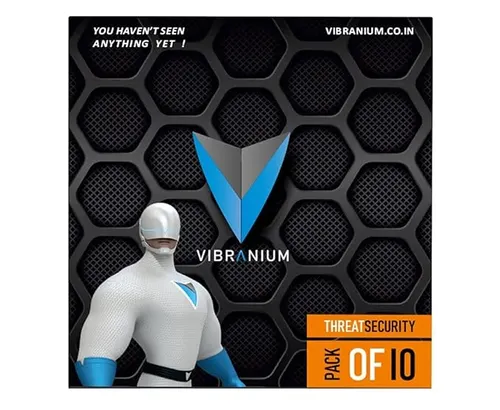 Vibranium Threat Security Antivirus For All Windows Operating Systems | 1 Device, 1 Year | Threat Protection, Internet Security, Data Backup | Pack of - 1