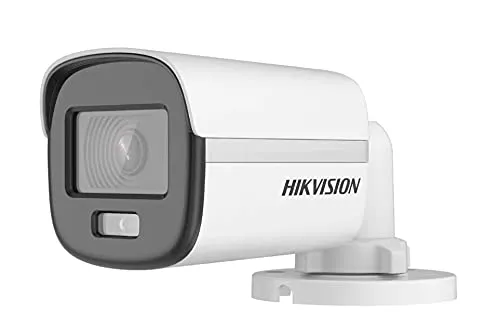 HIKVISION 2MP ColorVu Bullet Camera DS-2CE10DF0T-PFS IP67 White Wired 1Full HD 1080p