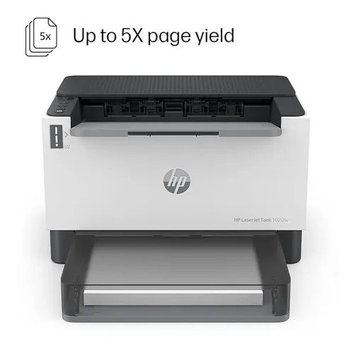 HP Laserjet Tank 1020W Monochrome,Colour Laser Printers,Wireless,USB 2.0,Bluetooth Le,Up to 22 Ppm,150-Sheet Input Tray,100-Sheet Output Tray,25,000-Page Duty Cycle