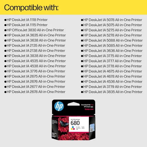 Hp Cadtridge 680 Color