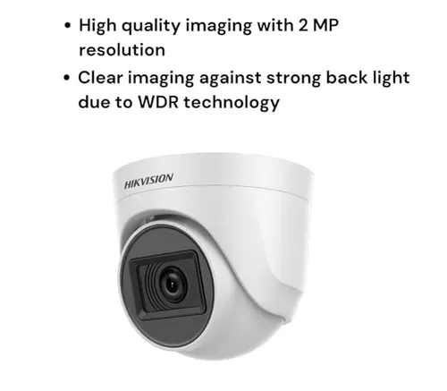 HIKVISION 2MP Dome CAERA DS-2CE5AD0T-ITP/ECO Compatible
