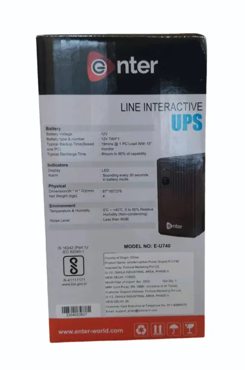 ENTER UPS 1K 1000V