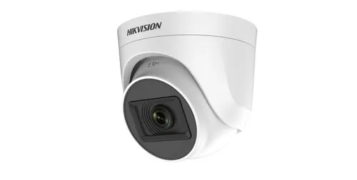 Hikvision domo TVI 2MP, lente de 2.8mm, IR20M con audio, modelo DS-2CE76D0T-ITPFS