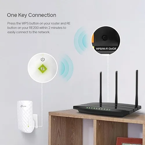 TPLINK WIRELESS RANGE EXTENDER RE 220 AC750