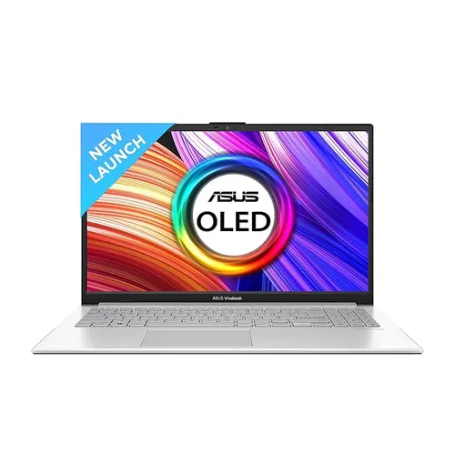 ASUS Vivobook Go 15 (OLED) 2023, AMD Ryzen 5 7520U, 15.6" (39.62 cm) FHD OLED, Thin & Light Laptop (16GB/512GB SSD/Windows 11/Office 2021/Alexa Built-in/Backlit KB/Black/1.63 kg) E1504FA-LK542WS