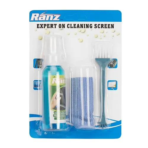 RANZ 3 in 1 Screen Cleaning Kit for Laptops, Mobiles, LCD, LED, Computers and TV