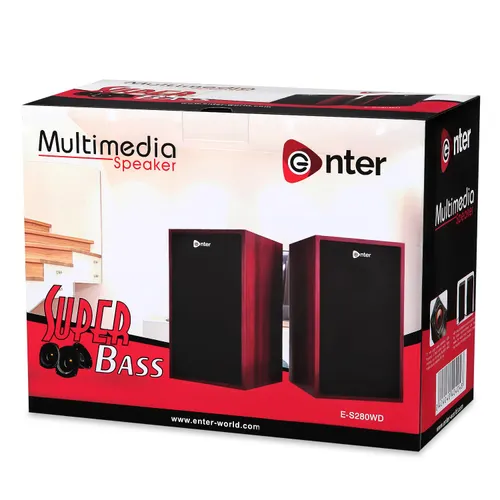 ENTER USB 2.0 WOODEN SPEAKER