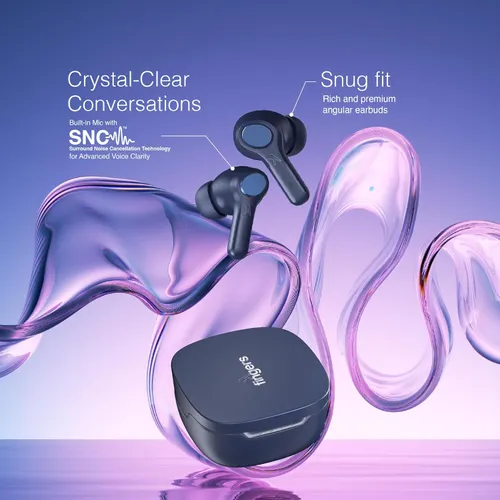 FINGERS EARBUDS -CRYSTAL IMPERIAL BLUE