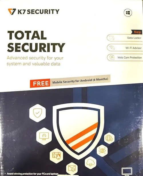 K7 Total Security - 3 PC, 1 Year (Activation Key Card / Voucher)