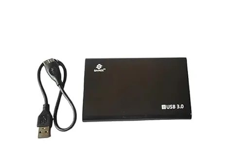 USB 3.0 HDD Case Enclosure for Laptop HDDs, Glossy Black, 2.5" inch