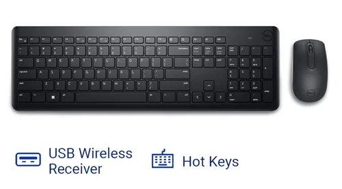 Dell KM3322W Wireless USB Keyboard and Mouse