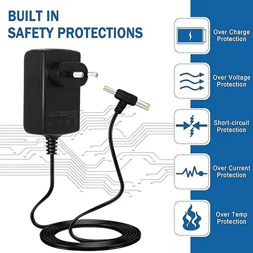 12V 2AMP DC Power Adapter, Powers Supply, SMPS for LCD Monitor, TV, AC Input 100-240V Dc Output 12 Volt